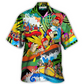 Water Rafting River Rafting Team Funny Lover Tropical Style - Hawaiian Shirt - Reefox