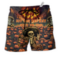 Beach Short / Adults / S Halloween Eff You See Kay Why Oh You - Beach Short Reefox - Owls Matrix LTD