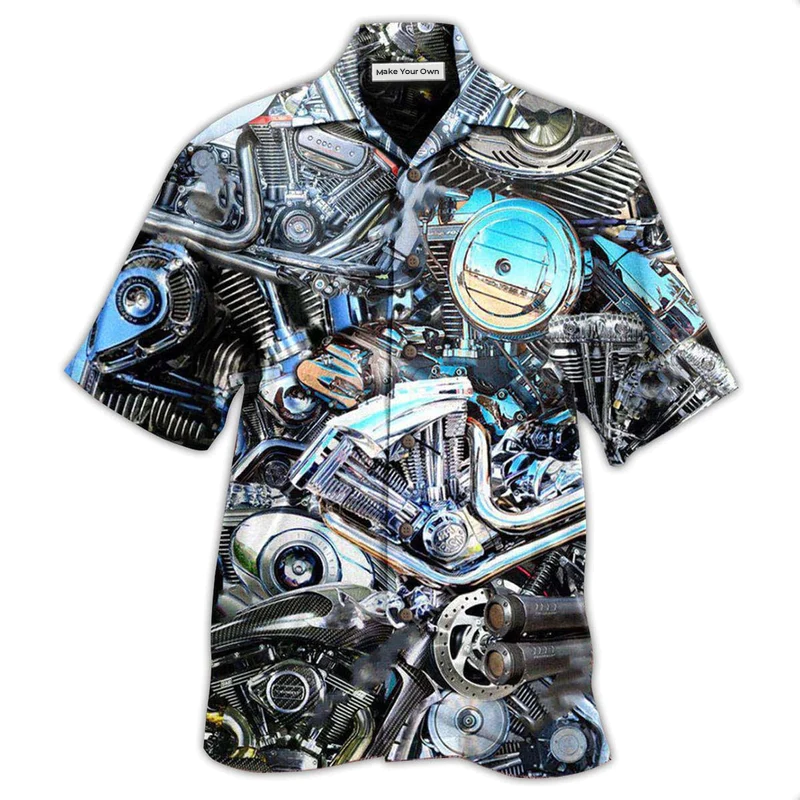 Hawaiian Shirt / Adults / S Motorcycle Gone Riding Be Back - Hawaiian Shirt - Reefox
