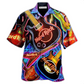 Hawaiian Shirt / Adults / S Guitar Our Hearts Have Beats - Hawaiian Shirt - Reefox