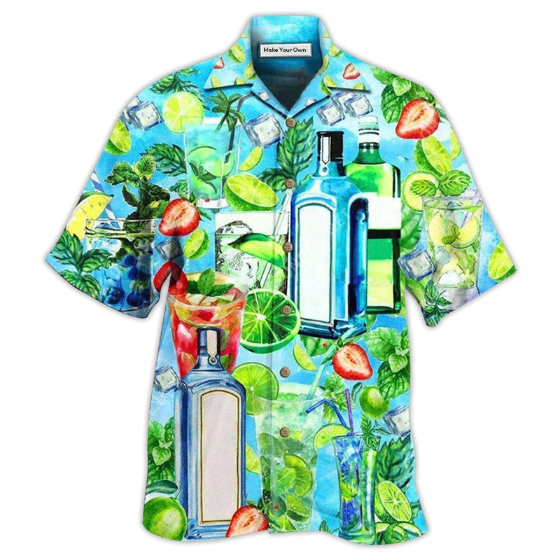 Hawaiian Shirt / Adults / S Cocktail Sometimes All You Need Is A Mojito - Hawaiian Shirt - Reefox