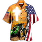 Hawaiian Shirt / Adults / S Tractor Proud To Be A Farmer - Hawaiian Shirt - Reefox