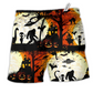 Beach Short / Adults / S Halloween Ew People Bigfoot UFO - Beach Short Reefox - Owls Matrix LTD