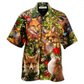 Hawaiian Shirt / Adults / S Christmas Merry Christmas Foxmask - Hawaiian Shirt - Reefox