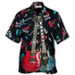 Hawaiian Shirt / Adults / S Guitar All I Need Is Playing Music - Hawaiian Shirt - Reefox