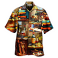 Hawaiian Shirt / Adults / S Book And The Smell Of Fine Drink Wine - Hawaiian Shirt - Reefox