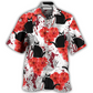 Hawaiian Shirt / Adults / S Black Cat Blood Stains - Hawaiian Shirt - Reefox