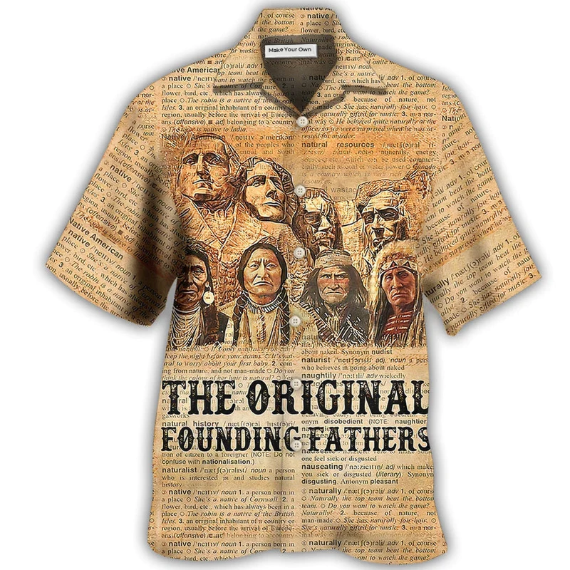 Hawaiian Shirt / Adults / S Native Style Love Peace The Original - Hawaiian Shirt - Reefox