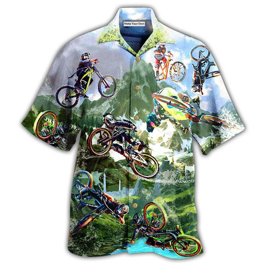 Hawaiian Shirt / Adults / S Bike Don't Follow Me You Won't Make It Cool Style - Hawaiian Shirt - Reefox