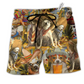 Beach Short / Adults / S Dog Chihuahua Is My Best Friend Classic Style - Beach Short Reefox - Owls Matrix LTD