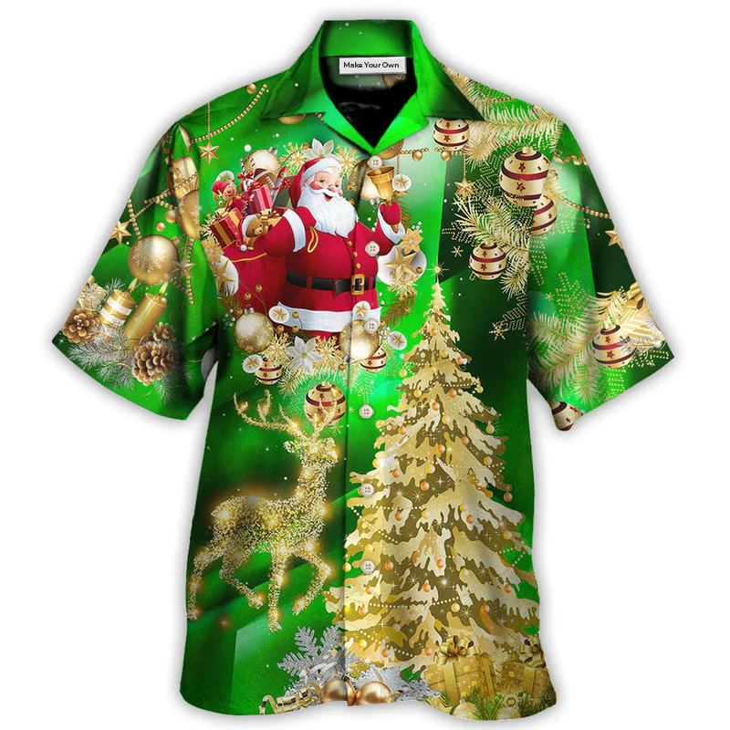 Hawaiian Shirt / Adults / S Christmas Tree Green Style - Hawaiian Shirt - Reefox