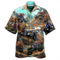 Hawaiian Shirt / Adults / S Monster Truck Mountain Monster Play - Hawaiian Shirt - Reefox