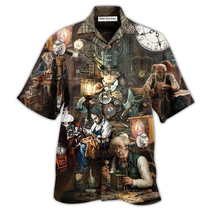 Hawaiian Shirt / Adults / S Watchmaker Skillfull Hands Of Excellent Watchmakers - Hawaiian Shirt - Reefox
