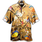 Hawaiian Shirt / Adults / S Robin The Bird Took Its Perch On A Tree Branch - Hawaiian Shirt - Reefox