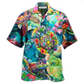 Hawaiian Shirt / Adults / S Turtle Colorful Love Sea - Hawaiian Shirt - Reefox
