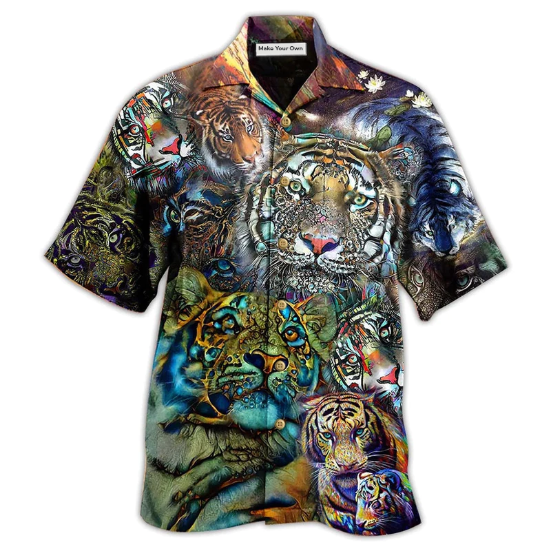 Hawaiian Shirt / Adults / S Tiger Lover Style - Hawaiian Shirt - Reefox