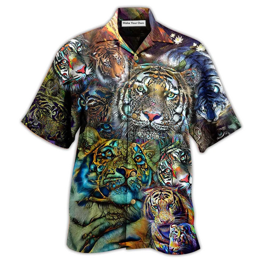 Hawaiian Shirt / Adults / S Tiger Lover Style - Hawaiian Shirt - Reefox