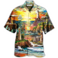 Hawaiian Shirt / Adults / S Lighthouse Love Ocean - Hawaiian Shirt - Reefox