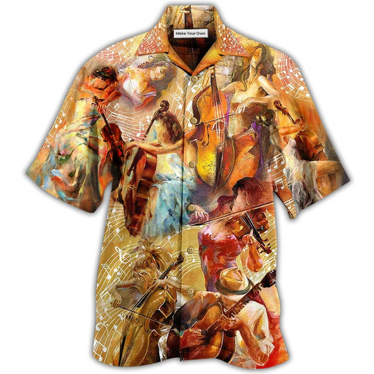Hawaiian Shirt / Adults / S Music Is My Soul And My Speak - Hawaiian Shirt - Reefox