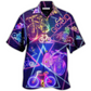 Hawaiian Shirt / Adults / S Bike Neon Style Love Purple Really Much - Hawaiian Shirt - Reefox