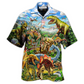 Hawaiian Shirt / Adults / S Dinosaur Rawrsome World Blue Sky - Hawaiian Shirt - Reefox