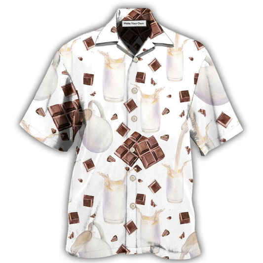 Hawaiian Shirt / Adults / S Chocolate Milk Is Cheaper Than Therapy Basic Style - Hawaiian Shirt - Reefox