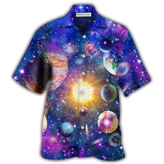 Hawaiian Shirt / Adults / S Galaxy Astronomy Galaxy Colorful Solar - Hawaiian Shirt - Reefox