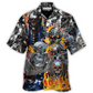Skull Engine Piston Don't Fix Me Australia - Hawaiian Shirt - Reefox