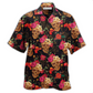 Hawaiian Shirt / Adults / S Skull Amazing Flowers Sugar - Hawaiian Shirt - Reefox