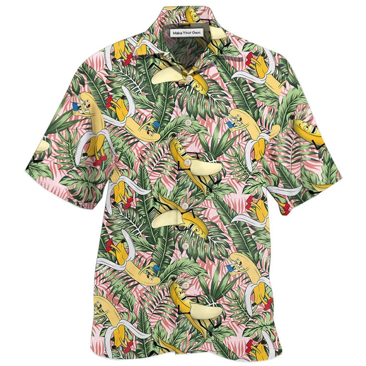 Hawaiian Shirt / Adults / S Fruit Banana Adult Humor - Hawaiian Shirt - Reefox