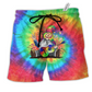 Beach Short / Adults / S Music Believe In The Power Of Music Hippie Gnome Rainbow - Beach Short Reefox - Owls Matrix LTD