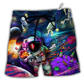 Beach Short / Adults / S Astronaut Galaxy Amazing In The Galaxy - Beach Short Reefox - Owls Matrix LTD
