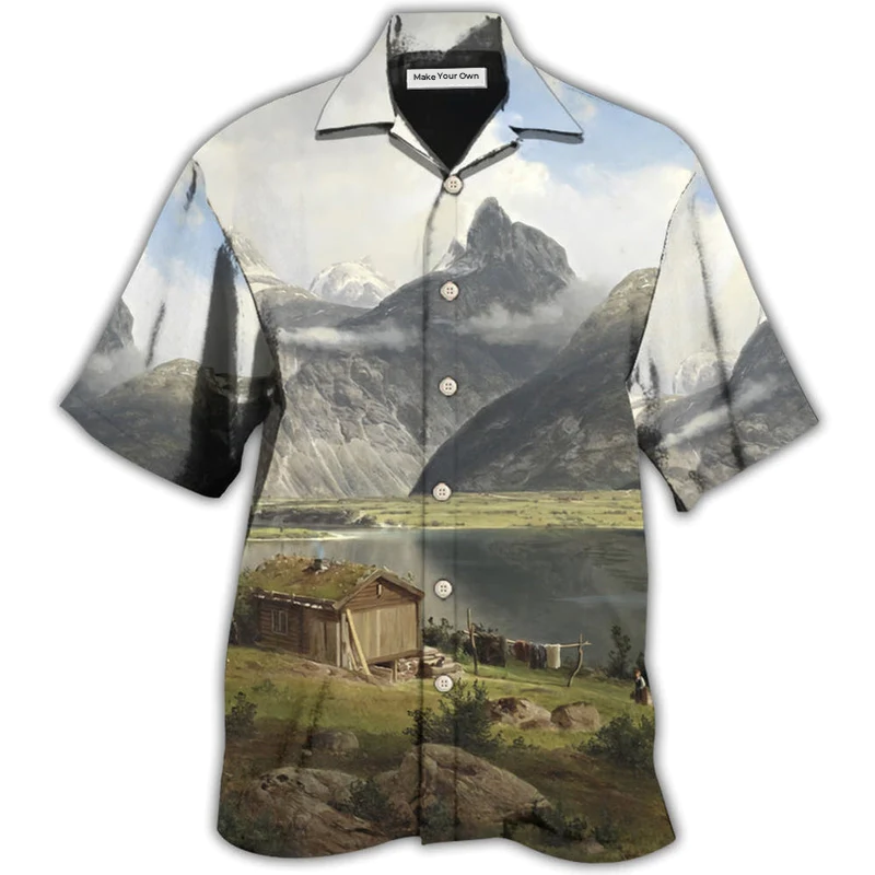 Hawaiian Shirt / Adults / S Landscape Beautiful View - Hawaiian Shirt - Reefox