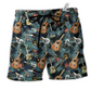 Guitar Love Life Tropical Leaf - Beach Short Reefox - Owls Matrix LTD