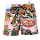 Beach Short / Adults / S Cat Rule The World So Cute - Beach Short Reefox - Owls Matrix LTD
