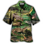 Crocodile Fall In Love - Hawaiian Shirt - Reefox