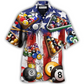 Hawaiian Shirt / Adults / S Billiard Independence Day - Hawaiian Shirt - Reefox