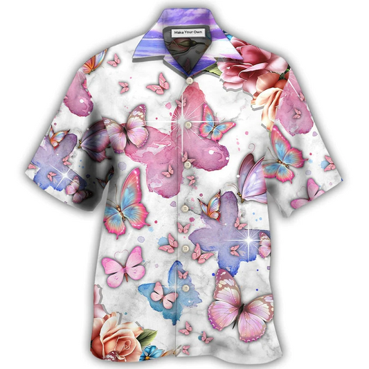 Hawaiian Shirt / Adults / S Butterfly I'm Not A Widow - Hawaiian Shirt - Reefox