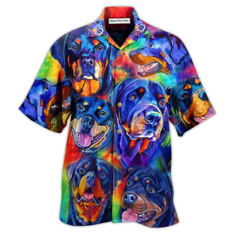 Hawaiian Shirt / Adults / S Rottweiler Needs You And Love - Hawaiian Shirt - Reefox