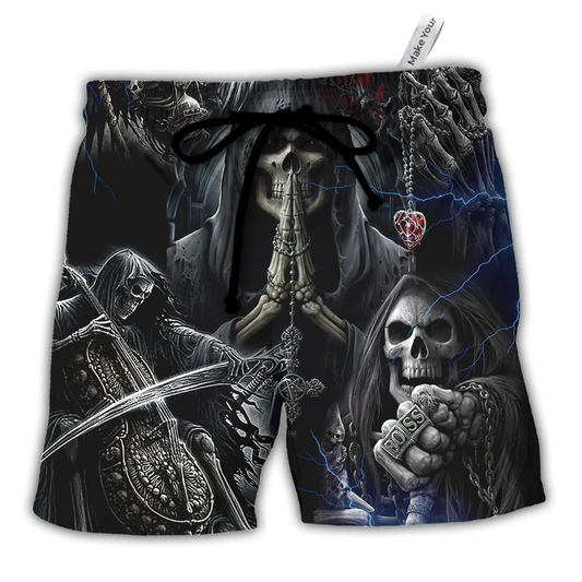 Skull I'm Not Rude I Just Have The Balls To Say What Everyone Else Is Thinking - Beach Short Reefox