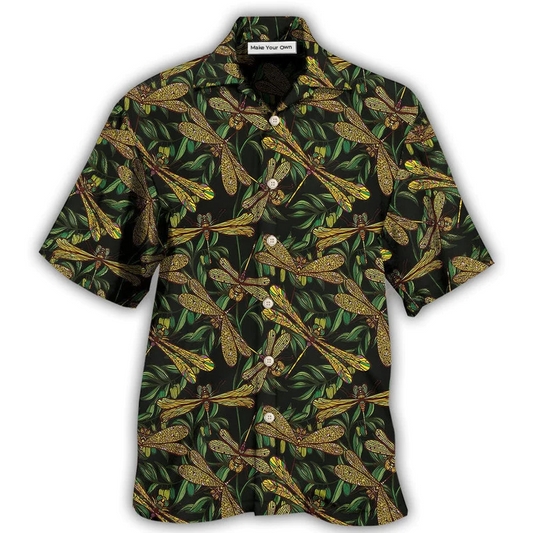 Hawaiian Shirt / Adults / S Dragonfly Always With Me - Hawaiian Shirt - Reefox