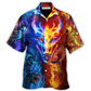 Hawaiian Shirt / Adults / S Dragon Love Life Amazing Style - Hawaiian Shirt - Reefox