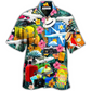 Hawaiian Shirt / Adults / S Airplane Take Your Flights Go Anywhere With Lovely Flower - Hawaiian Shirt - Reefox