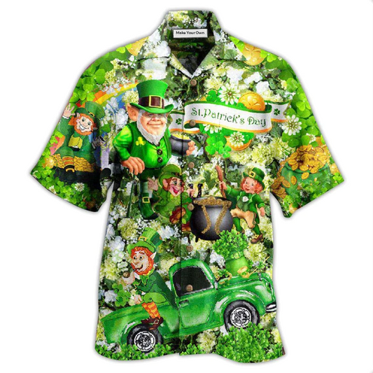 Hawaiian Shirt / Adults / S Irish Wish You A Happy Saint Patrick's Day - Hawaiian Shirt - Reefox