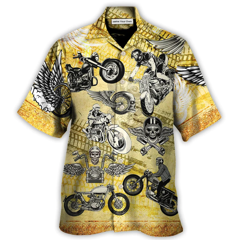 Hawaiian Shirt / Adults / S Motorcycle Life Is Short - Hawaiian Shirt - Reefox