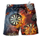 Beach Short / Adults / S Dart Loves It All Life - Beach Short Reefox - Owls Matrix LTD