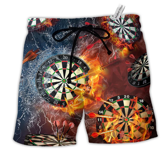 Beach Short / Adults / S Dart Loves It All Life - Beach Short Reefox - Owls Matrix LTD