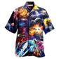 Hawaiian Shirt / Adults / S Galaxy War And Peace - Hawaiian Shirt - Reefox