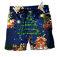 Beach Short / Adults / S Christmas The Lord Style - Beach Short Reefox - Owls Matrix LTD
