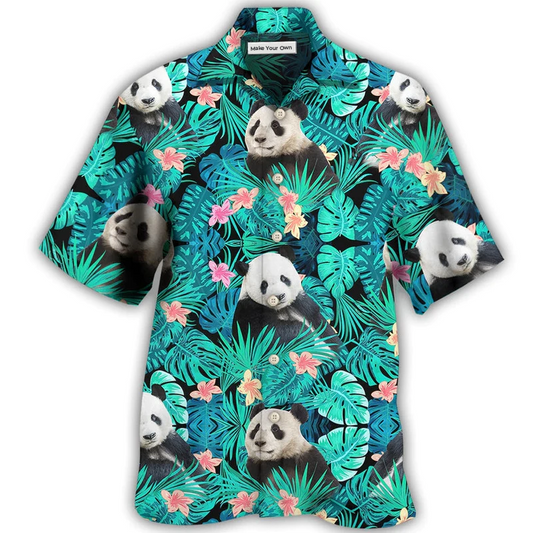 Hawaiian Shirt / Adults / S Panda Tropical Summer - Hawaiian Shirt - Reefox